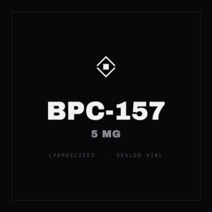 BPC-157 5 mg sealed lyophilized vial