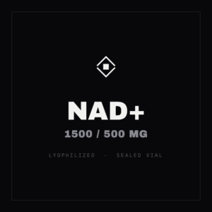 NAD+ 1500 / 500 mg sealed lyophilized vial